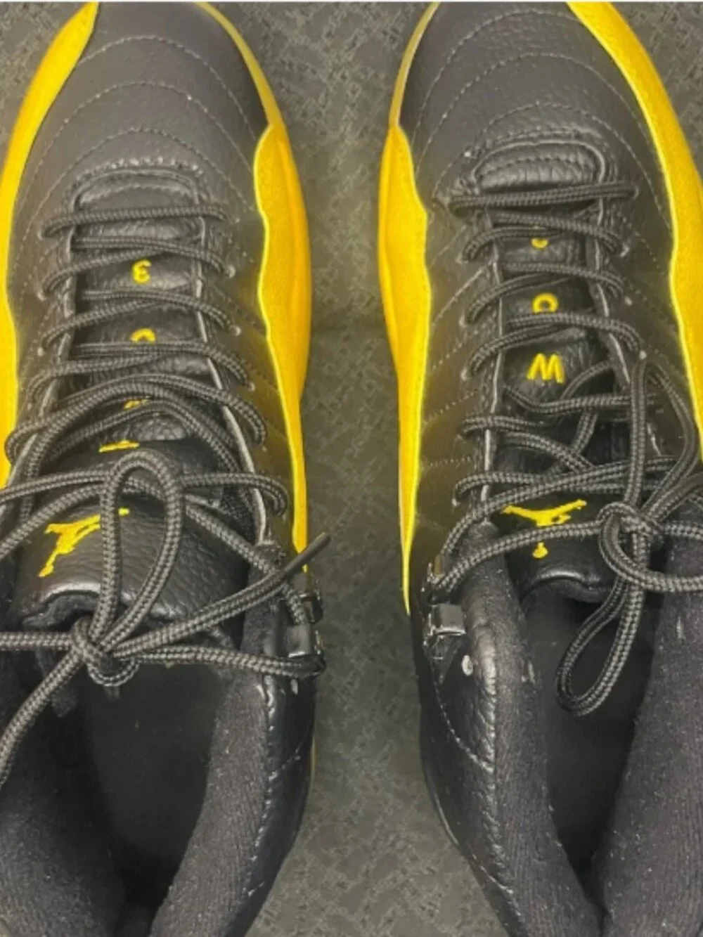 Air Jordan 12 Black University Gold